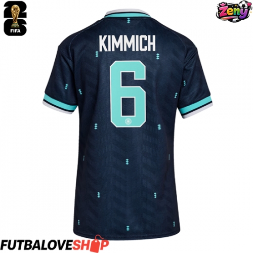 Dres Nemecko Joshua Kimmich #6 Preč pre Ženy MS 2026 Krátky Rukáv